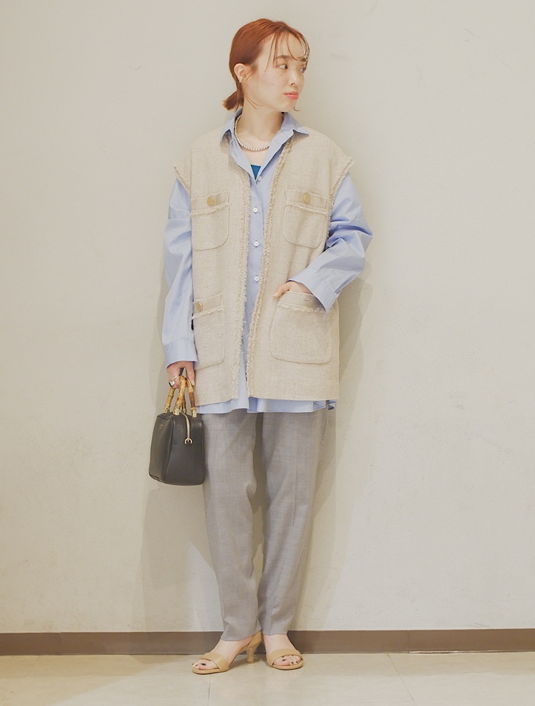 SHIPS for women_SHIPS Primary Navy Label (60626) スタイリング詳細 