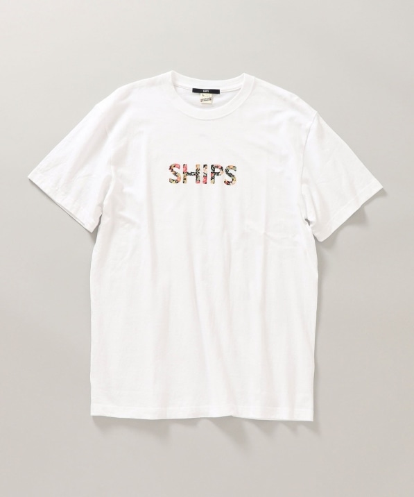 Web限定 Ships Screen Stars ｒ ボディ Ships ロゴ フラワー柄 Tシャツ Tシャツ カットソー Ships 公式サイト 株式会社シップス