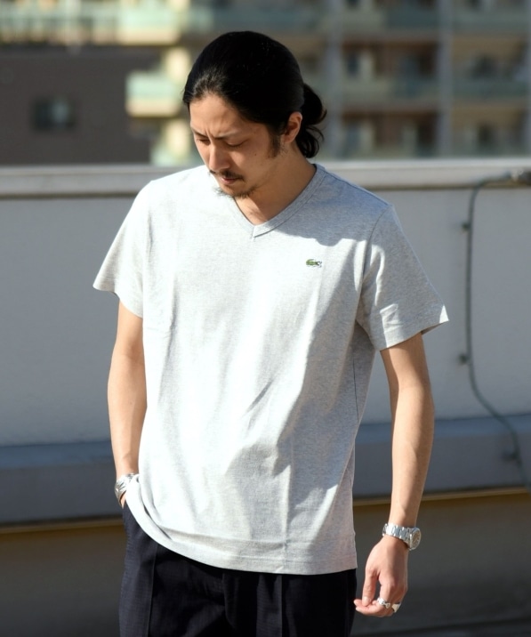 Web限定 Lacoste Vネック Tシャツ Th7346l Tシャツ カットソー Ships 公式サイト 株式会社シップス