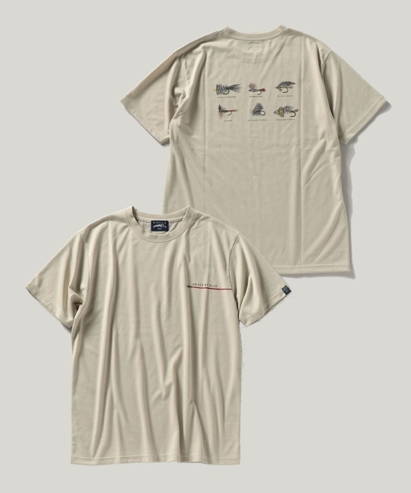 SHIPS別注】UNITED BY BLUE: FISHING LURE プリント Tシャツ: Tシャツ 