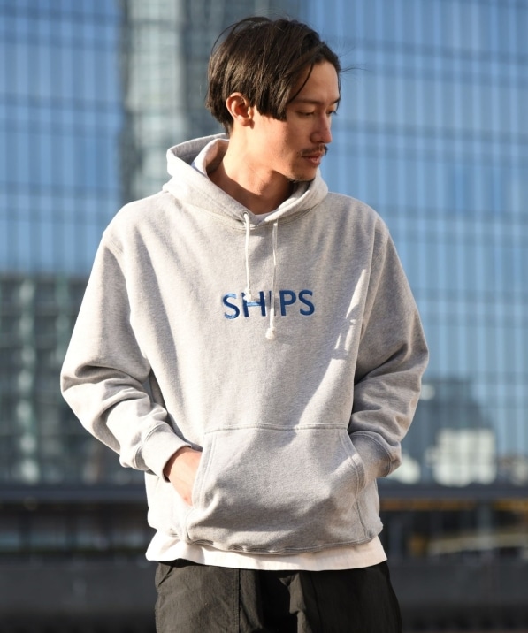 Web限定 Ships Screen Stars ｒ ボディ Ships ロゴ エンブロイダリー スウェット パーカー トップス Ships 公式サイト 株式会社シップス