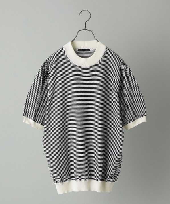 Ships Cordura R コットン モックネック 半袖ニットtシャツ Tシャツ カットソー Ships 公式サイト 株式会社シップス