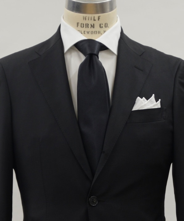 SD: 【フォーマル】 ツイル ブラック ネクタイ: スーツ/ビジネス小物 