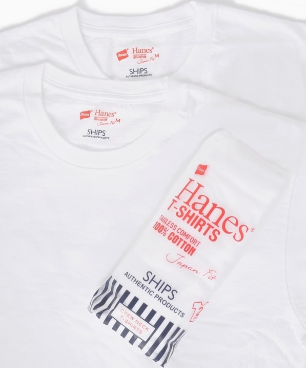 Hanes Ships Authentic Products Tシャツ Japan Fit 2枚組 Tシャツ カットソー Ships 公式サイト 株式会社シップス
