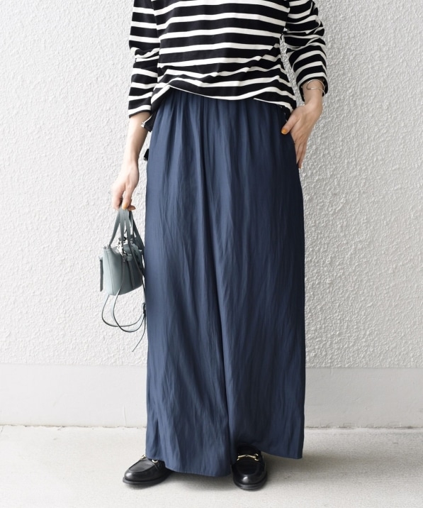 Web限定 手洗い可能 カッセンリラックスワイドパンツ パンツ Ships 公式サイト 株式会社シップス