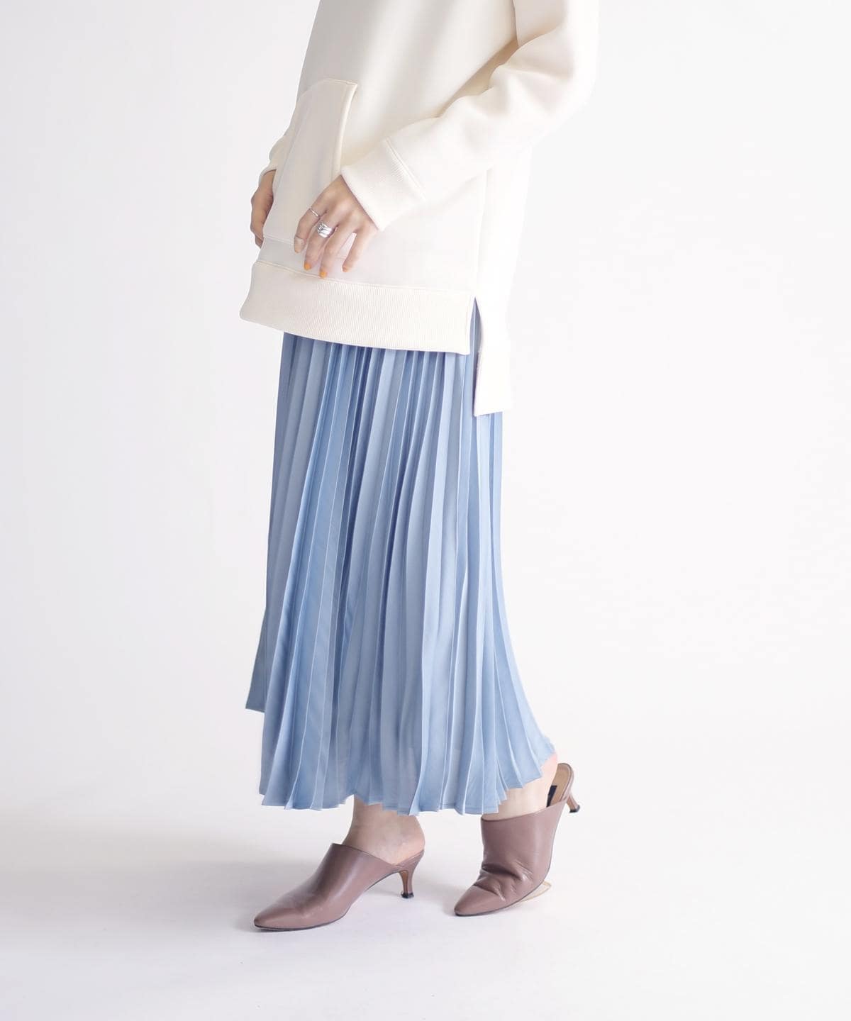 サテンプリーツスカート : スカート SHIPS 公式サイト｜株式会社シップス