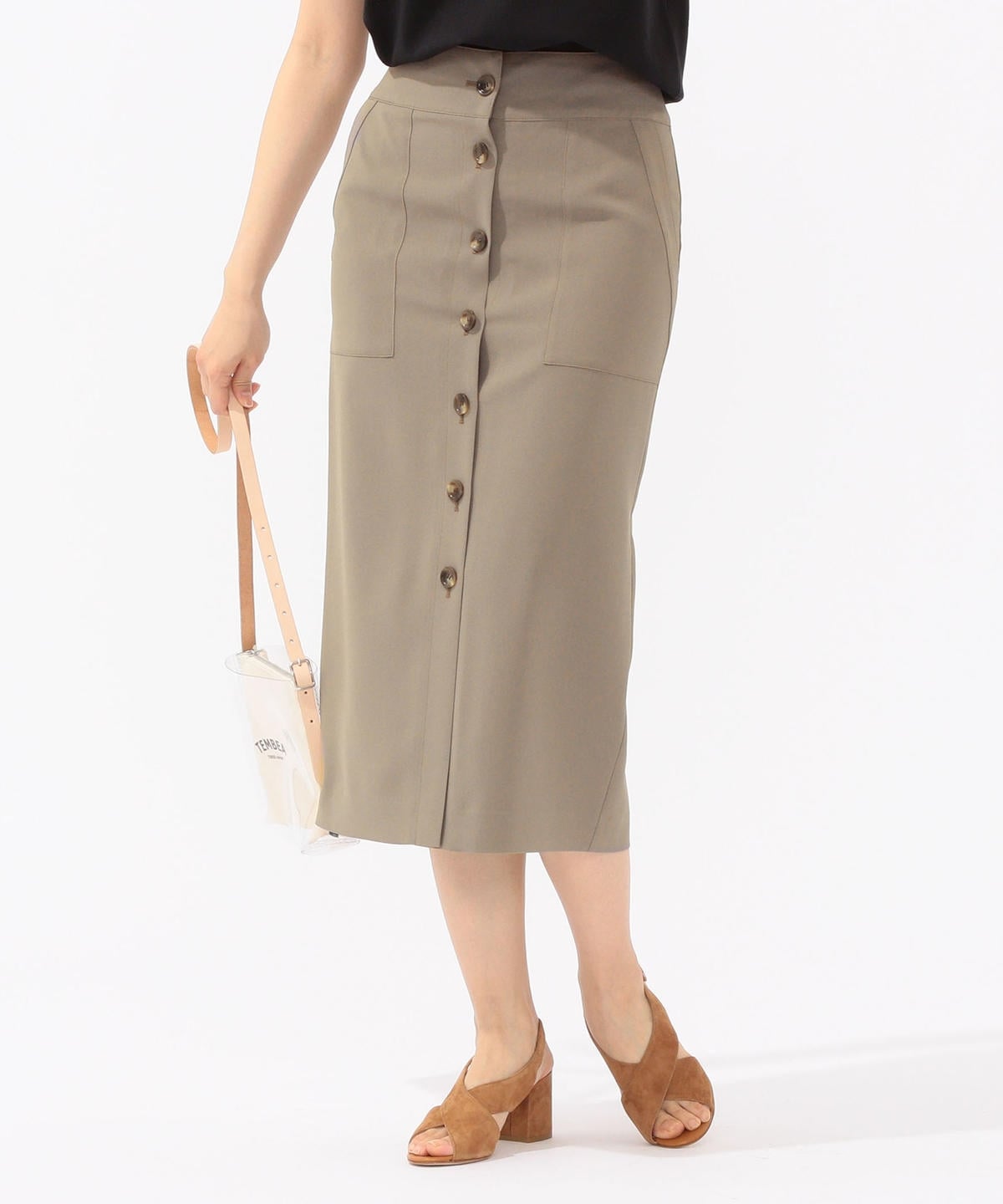 フロントボタンタイトスカート : スカート SHIPS 公式サイト｜株式会社シップス