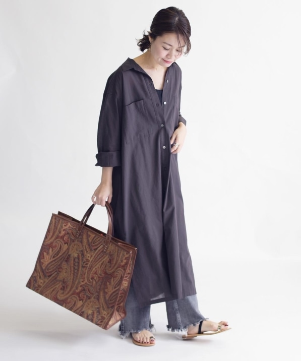 コットンボイル羽織りワンピース ワンピース Ships 公式サイト 株式会社シップス