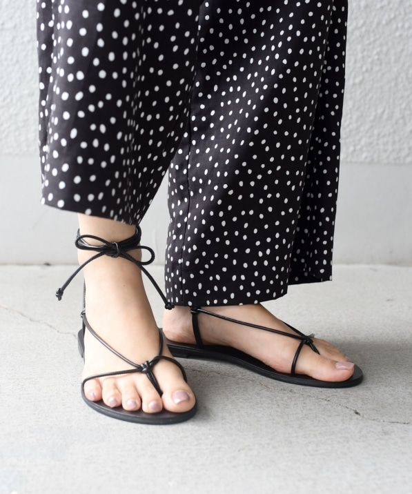 人気を誇る シミちゃん専用 エスパドリーユ レースアップサンダル フラットシューズ バレエシューズ Www Qiraatafrican Com