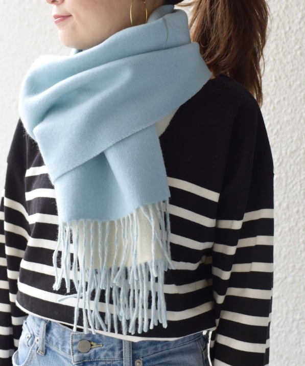全国宅配無料 【期間限定価格】シップスのリバーシブルカシミヤマフラー - マフラー - labelians.fr