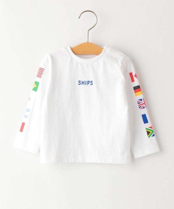 Ships Kids 国旗 プリント Tee 80 90cm Tシャツ カットソー Ships 公式サイト 株式会社シップス