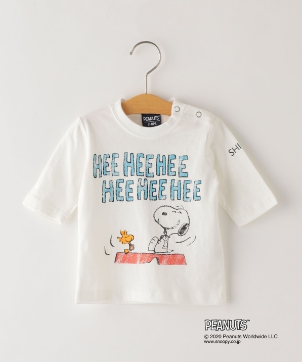 Ships Kids スヌーピー 7分袖 Tee 80 90cm Tシャツ カットソー Ships 公式サイト 株式会社シップス