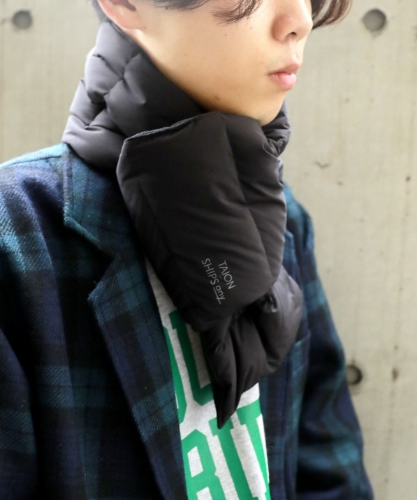 Ships Any別注 Taion ユニセックス ステッチレス ダウン マフラー 21 ストール マフラー スカーフ Ships 公式サイト 株式会社シップス