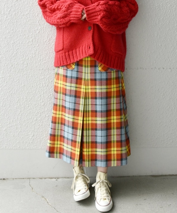 Ships Any ウォッシャブル In Tes Pra チェック フレア ロング スカート スカート Ships 公式サイト 株式会社シップス