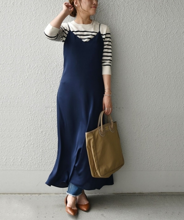 Ships Any Bumpyサテン キャミワンピース ワンピース Ships 公式サイト 株式会社シップス