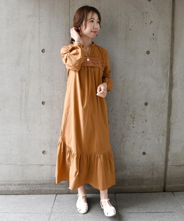 Ships Any ウォッシャブル ヨーク フリル ティアード ワンピース ワンピース Ships 公式サイト 株式会社シップス