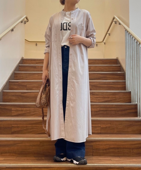 Ships Colors コットンテンセル ツイルシャツワンピース ワンピース Ships 公式サイト 株式会社シップス